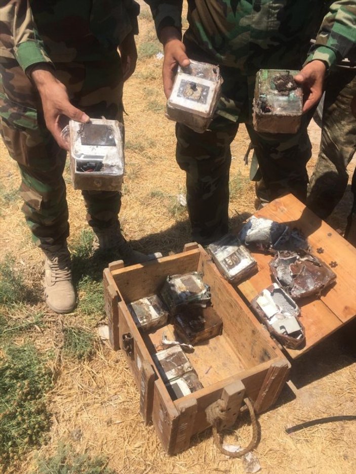 Suriye'nin kuzeyinde PKK'ya ait füze ele geçirildi