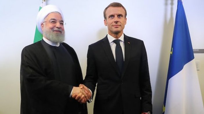 Macron, Ruhani’ye söz verdi: Nükleer diyalog sürecek