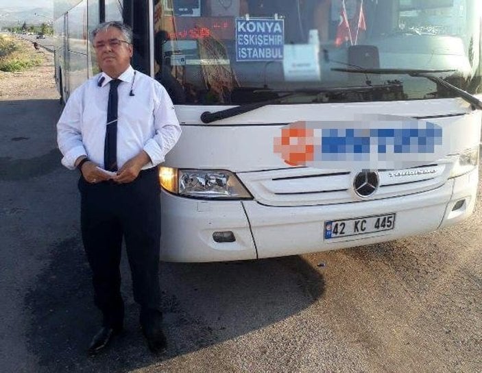 Alkollü otobüs şoförü şerit değiştirince yakalandı