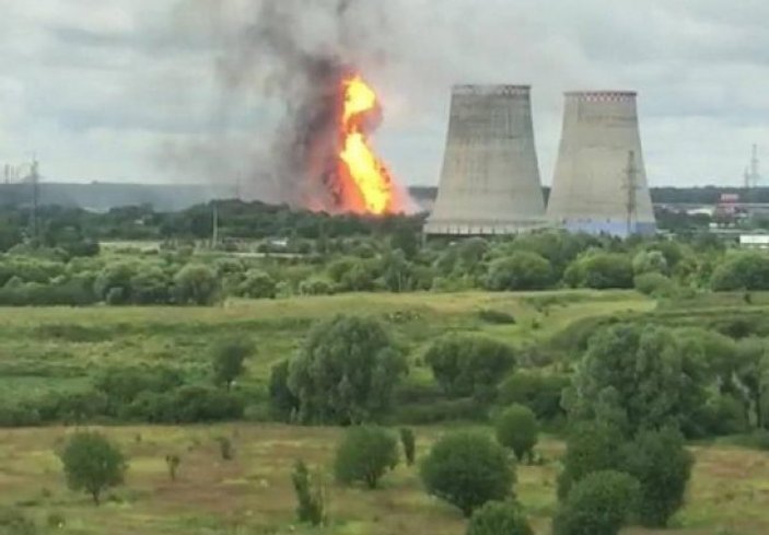 Rusya'da termik santralde yangın: 11 yaralı