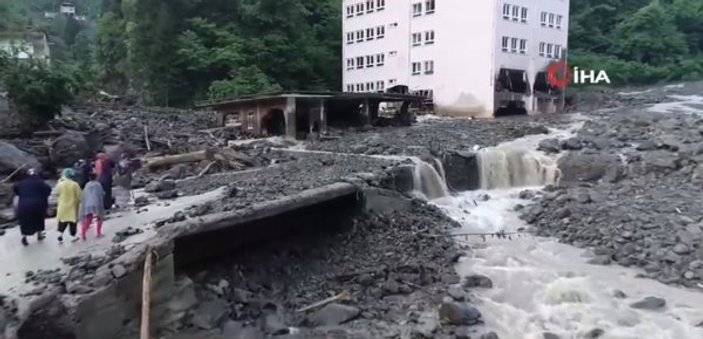 Karadeniz'de dere yatağına yapılan evler yıkılacak