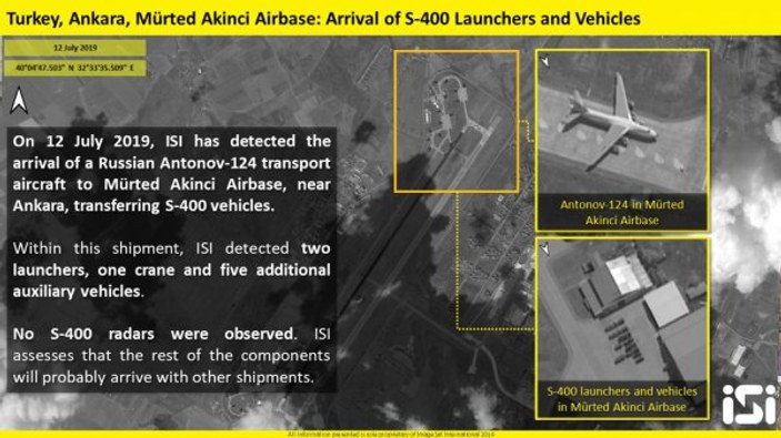İsrail S-400'ün uydu görüntülerini paylaştı