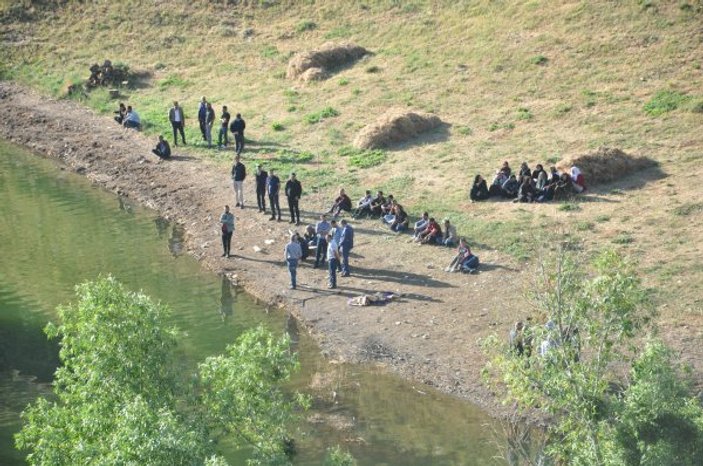 Dilimli Barajı'nda kaybolan 3 çocuk için bekleyiş sürüyor