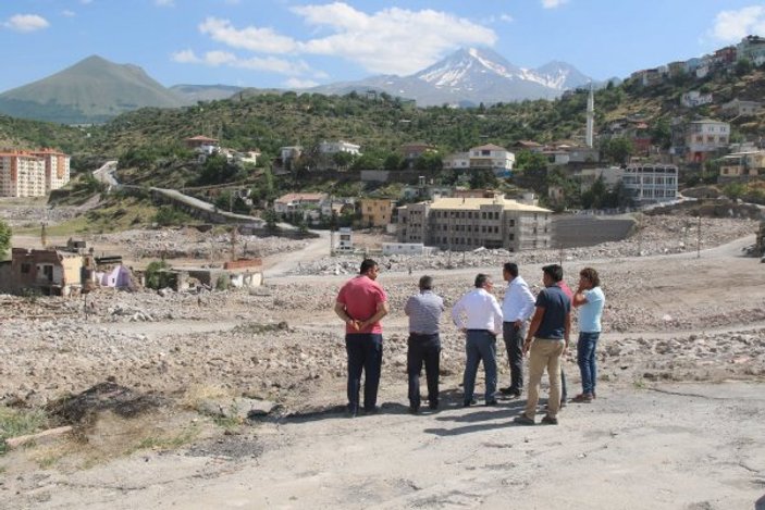 Kayseri'de kentsel dönüşüm çalışmaları sürüyor