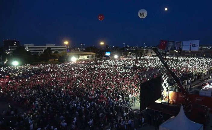 Cumhurbaşkanı Erdoğan, 15 Temmuz anmasında