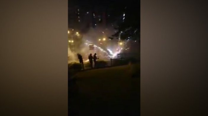 Fransa'da polislere havai fişekli saldırı