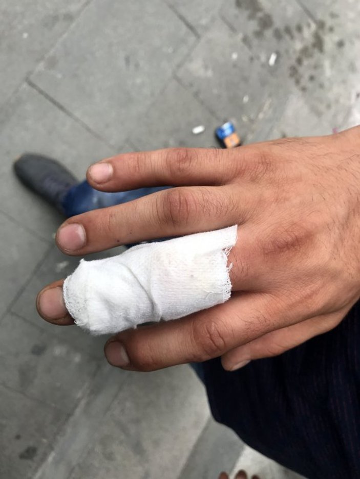 İstanbul'da alkollü magandalar esnafa saldırdı