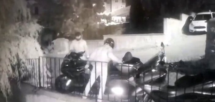 İstanbul’da motosiklet hırsızlığı