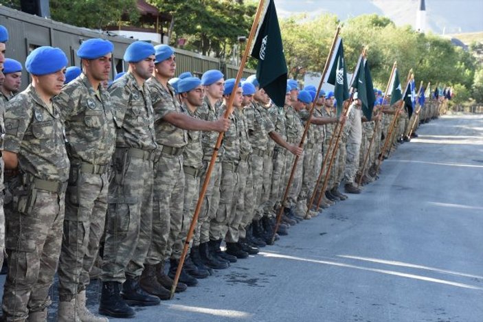 Pençe Harekatı'nda şehit olan asker için tören düzenlendi