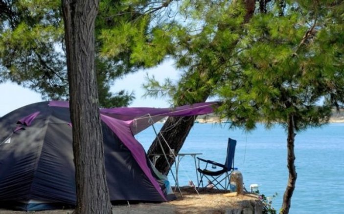 Akdeniz, Ege'de gidilip görülesi kamp alanları