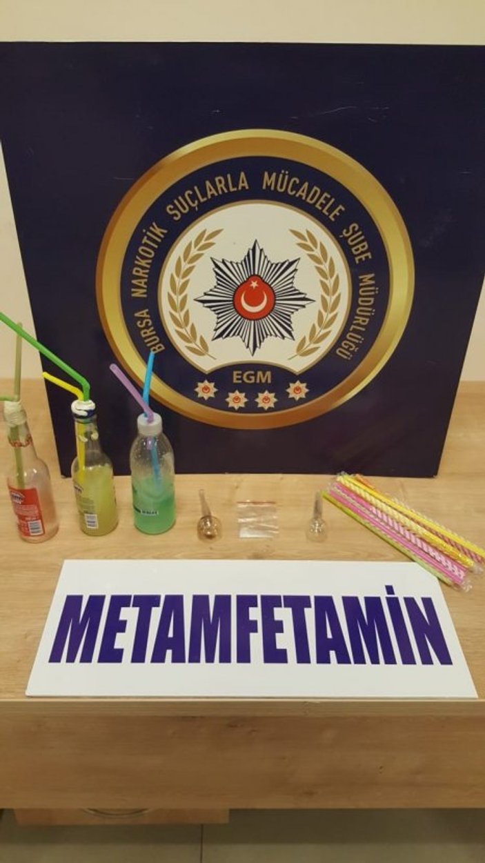 Bursa'da gazoz şişelerinde uyuşturucu