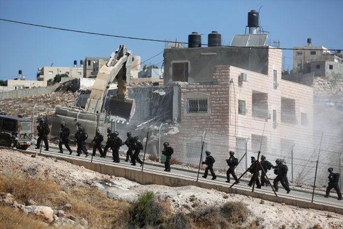İsrail güçleri Doğu Kudüs'te yıkıma başladı