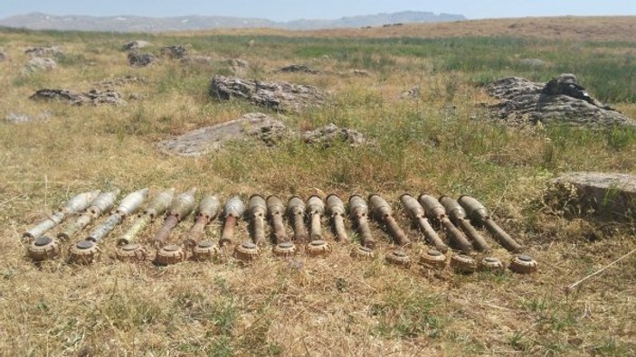 Siirt'te PKK'nın mühimmatları ele geçirildi