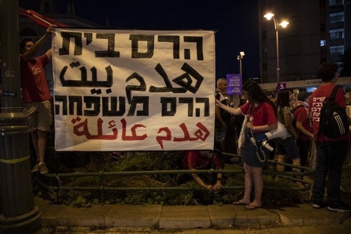 Filistinli ve İsrailli aktivistler Kudüs'te eylem yaptı