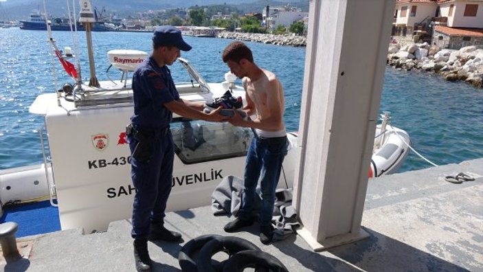 Ayvacık'ta 101 göçmen yakalandı
