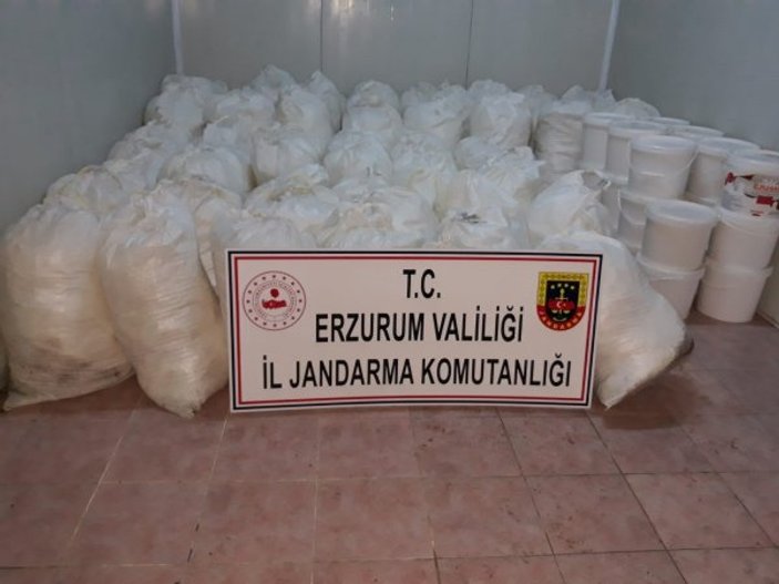 Erzurum’da peynir hırsızları yakalandı