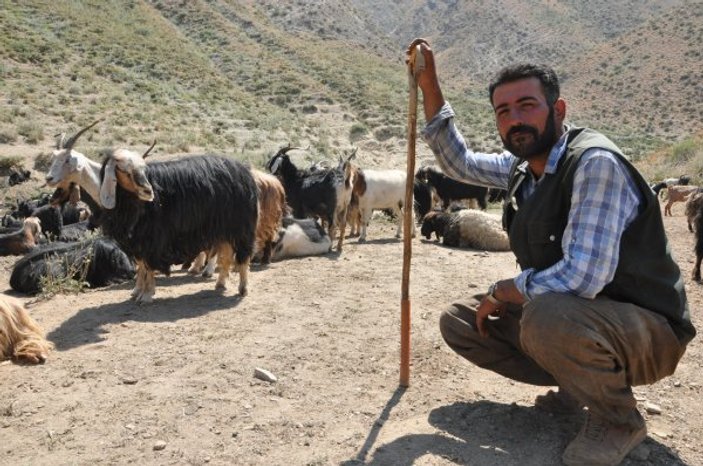 Hakkari'de çoban olan İranlı