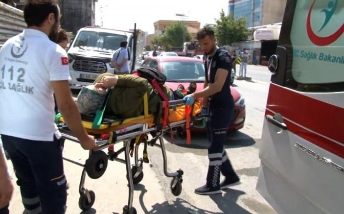 Sultangazi'de kalp krizi geçiren sürücü kaza yaptı