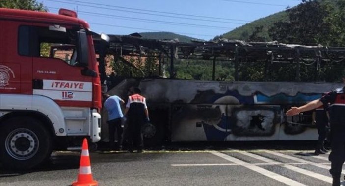 Balıkesir'deki otobüs yangınında 2 şoför tutuklandı