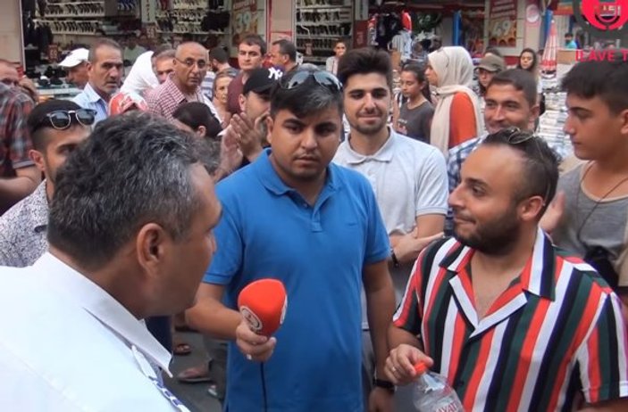 Vatandaşın Suriyeli adamla tartışması