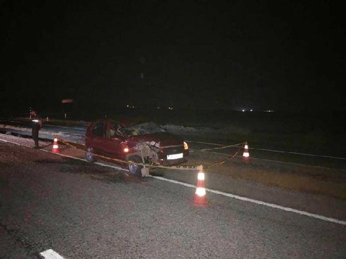 Aksaray'da balayı dönüşündeki kazada gelin öldü