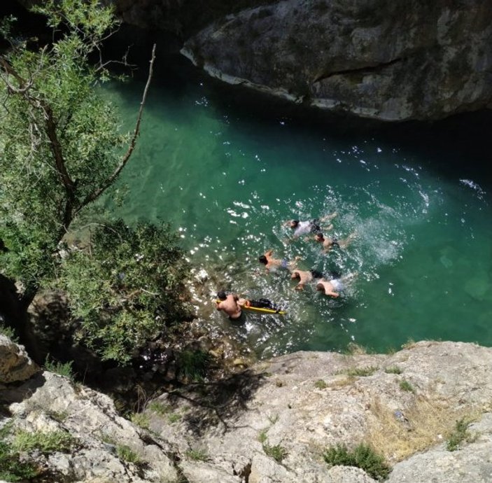 Sivas'ta 21 yaşındaki genç kanyonda boğuldu