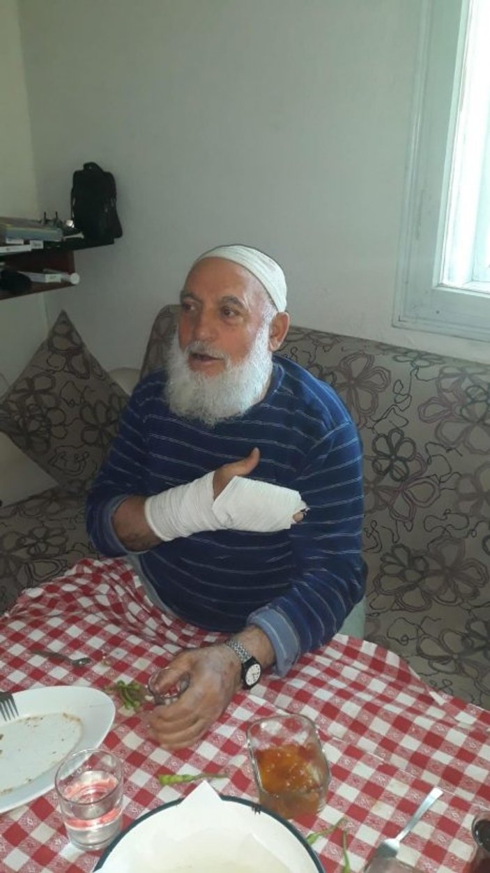 Kayseri'de kurban pazarlığı esnasında parmakları kırıldı