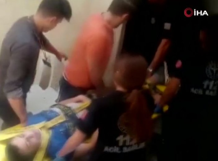 Denizli'de depremden korkan çocuk çatıdan düştü