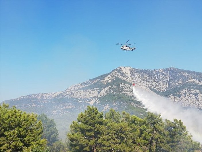 Antalya’da Kumluca'da orman yangını