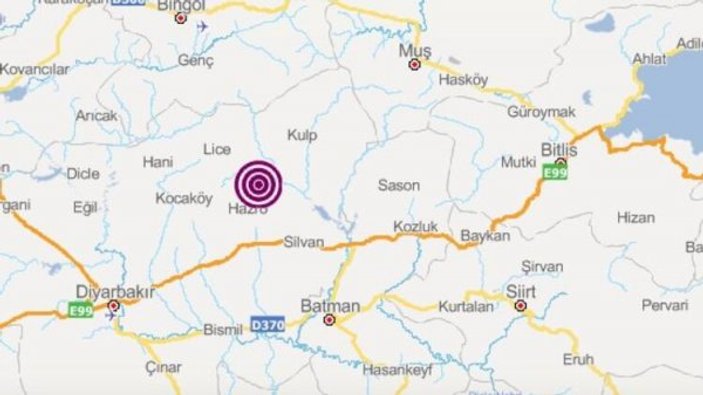 Diyarbakır'da üst üste iki deprem