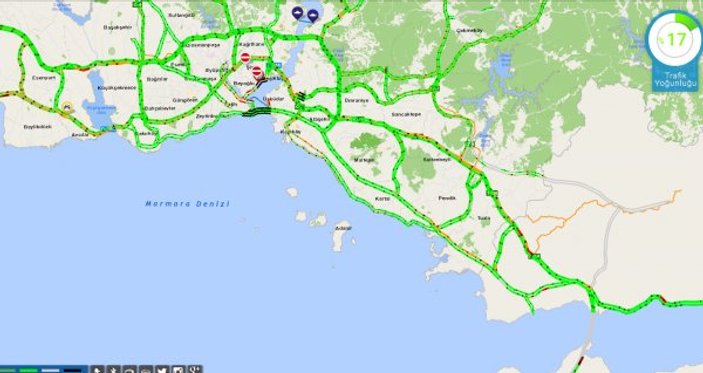 İstanbul'a dönüş trafiği