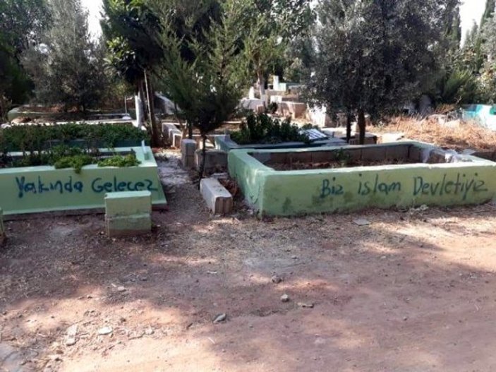 Hatay'da mezar tahribatı