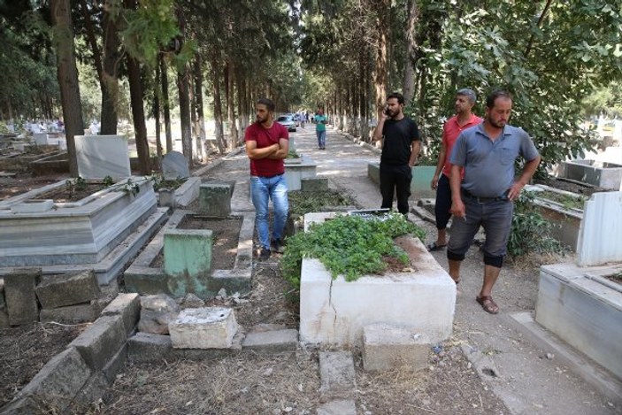 Hatay'da mezar tahribatı
