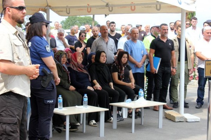 Şehit polis memuru için İstanbul'da tören yapıldı