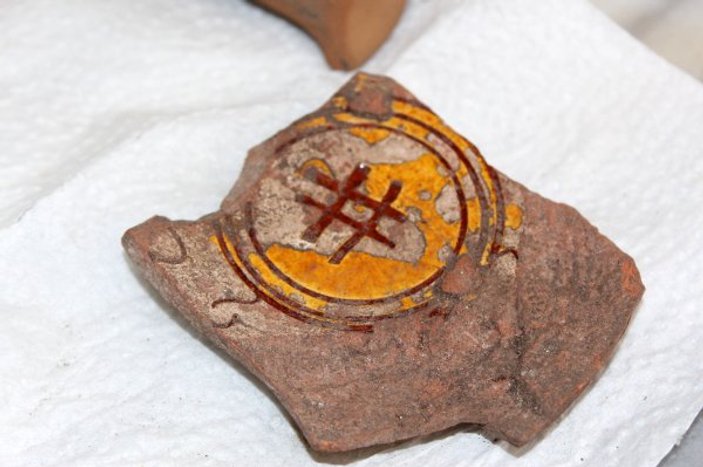 Yalova'da Bizans dönemine ait Hashtag işareti bulundu