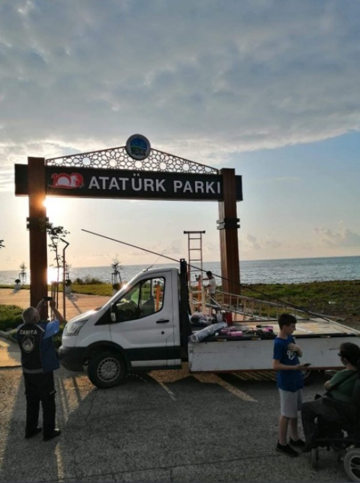 Fındıklı'da CHP'li belediyenin park kavgası