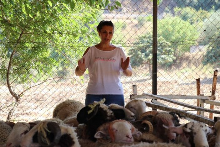 Antalya'da çiftlik kuran kadın girişimci