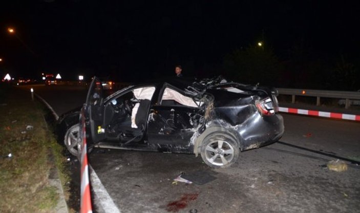Samsun’da trafik kazası: 1 ölü 5 yaralı