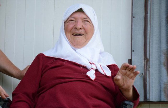 Erzurum'da engelli kadının evine yol açıldı