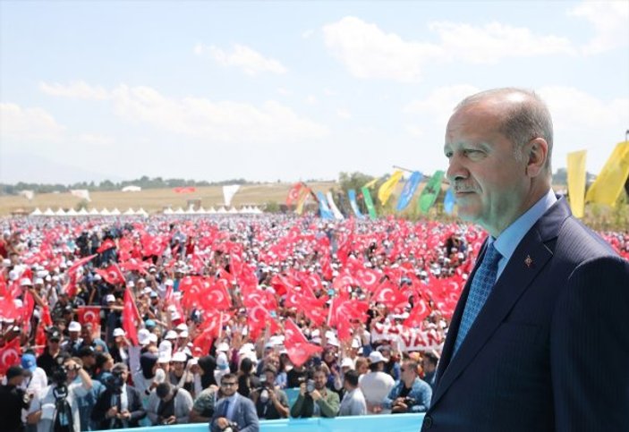 Erdoğan, Malazgirt Zaferi kutlamalarına katıldı