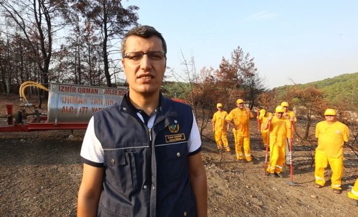 İzmir'de ormanı ateşe verenleri kameralar ele verdi