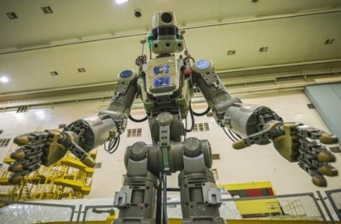 Rusya'nın uzaya gönderdiği insansı robot Fedor