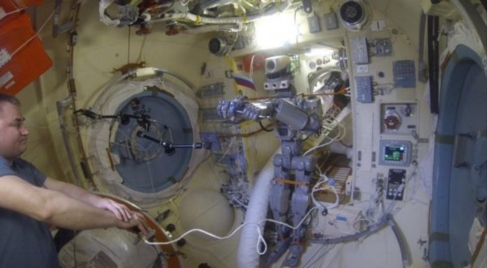 Rusya'nın uzaya gönderdiği insansı robot Fedor