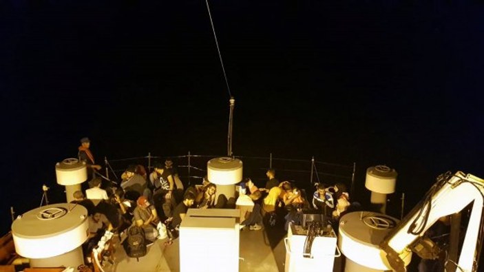Datça'da 35 göçmen yakalandı