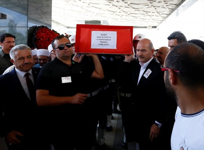 Şehit Müdür Tufan Kansuva'nın cenaze töreni