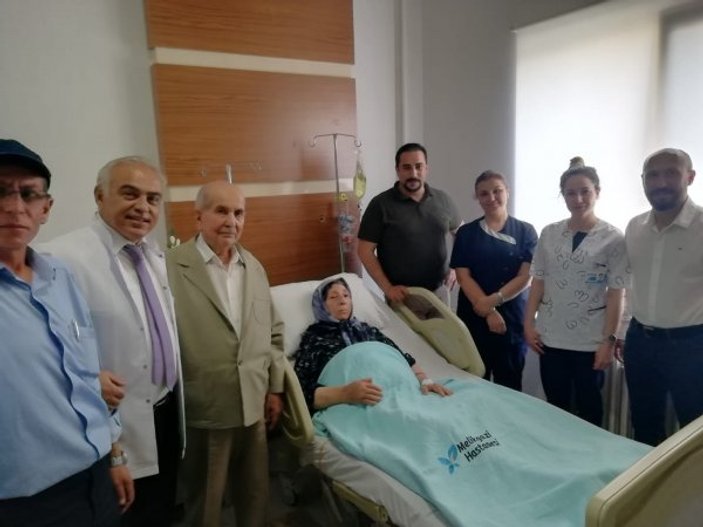 Kayseri'de 94 yaşındaki kadın kanseri yendi