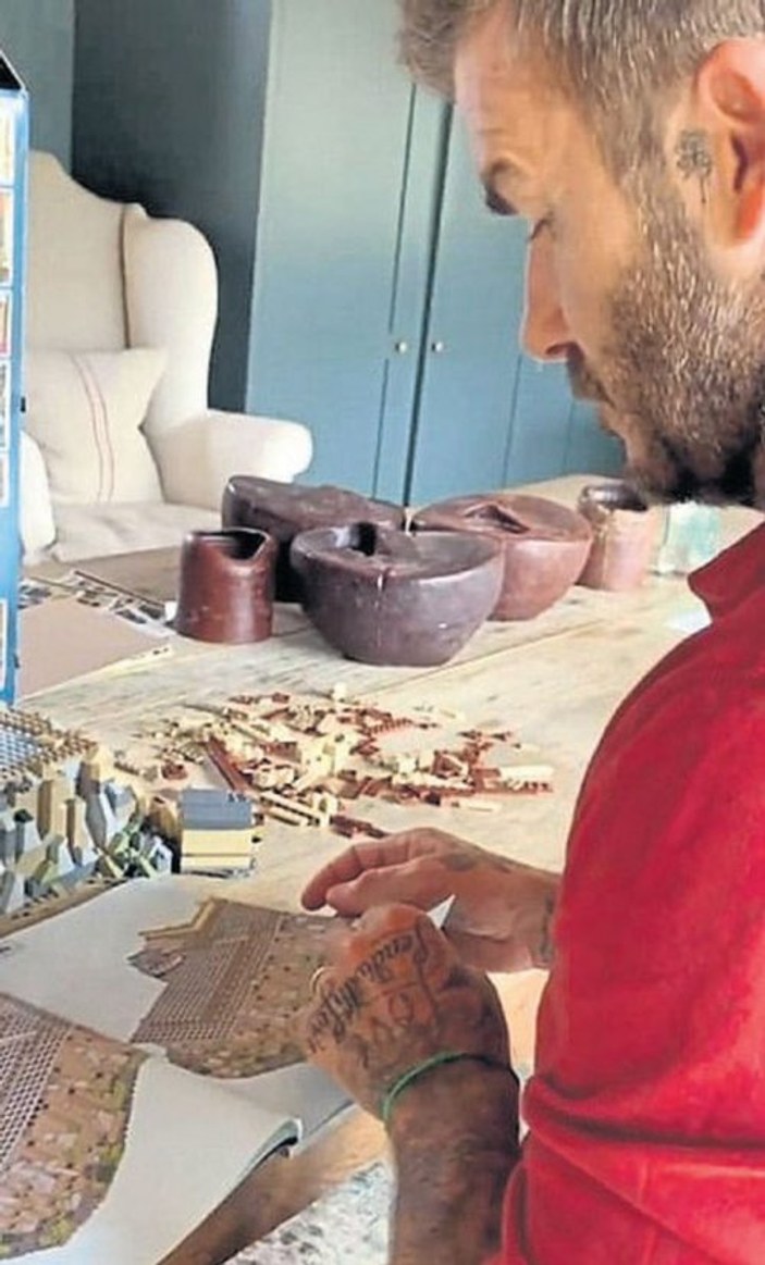 David Beckham'ın yeni hobisi Lego