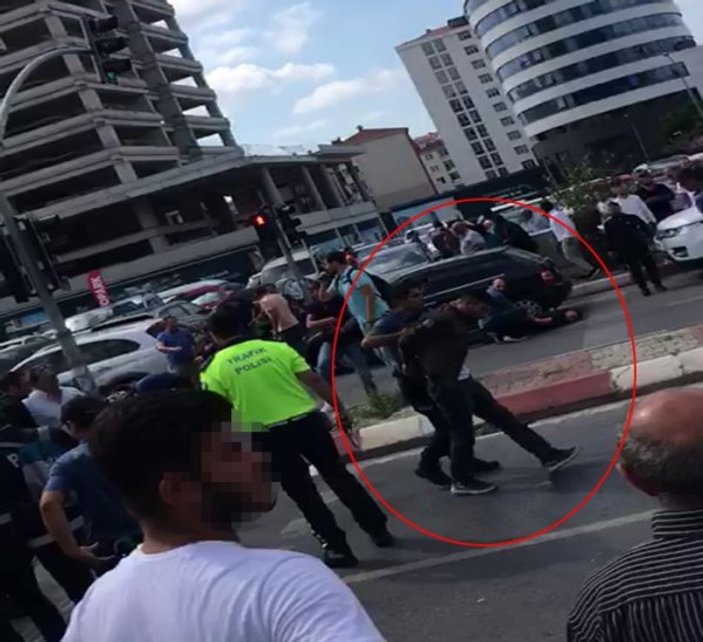 Kartal Anadolu Adalet Sarayı otoparkında silahlı kavga