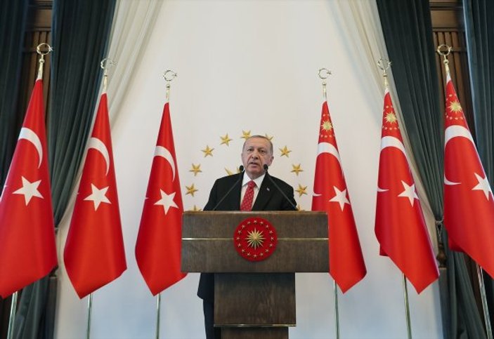 Cumhurbaşkanı Erdoğan, ABD heyetini kabul etti