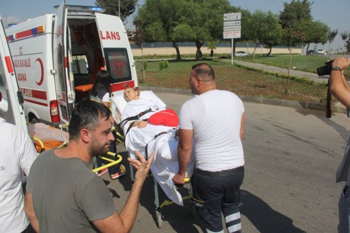 Adana'da ambulans kaza yapınca tekrar hastanelik oldu